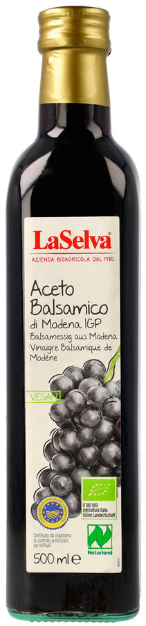 Ocet balsamiczny ciemny z Modeny bez karmelu 500ml BIO Ocet balsamiczny ciemny z Modeny bez karmelu 500ml BIO