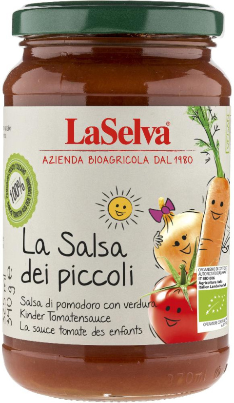 Sos pomidorowy dla dzieci - La Salsa dei Piccoli 340g BIO