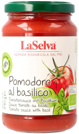 Sos pomidorowy z bazylią 340g BIO