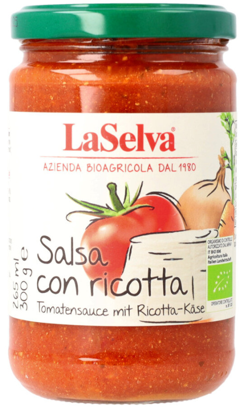 Sos pomidorowy z serem ricotta 300g BIO Sos pomidorowy z serem ricotta 300g BIO