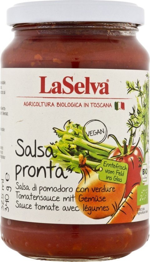 Sos pomidorowy z warzywami - Salsa Pronta 340g BIO Sos pomidorowy z warzywami - Salsa Pronta 340g BIO