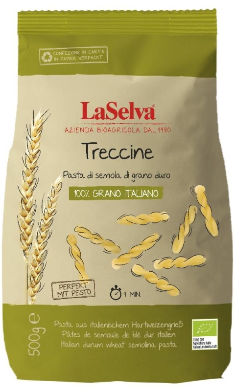 Makaron treccine (spiralki) 500g BIO Makaron treccine (spiralki) 500g BIO