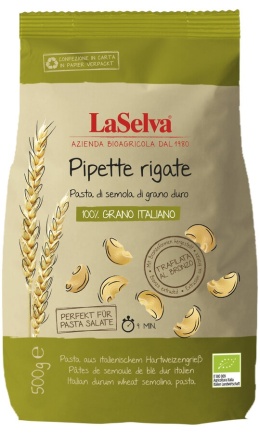 Makaron pipette rigate (kolanka) 500g BIO